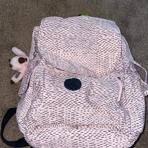 Large Kipling Pink Backpack
